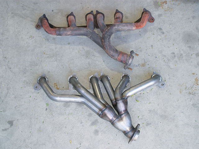 speaking of the engine, here\u0027s a shot comparing the jeep\u0027s stockspeaking of the engine, here\u0027s a shot comparing the jeep\u0027s stock exhaust manifold (top) with the